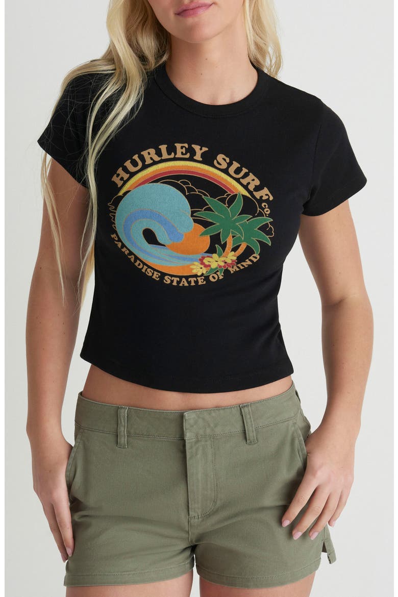 Ashbury Baby Tee, Main, color, BLACK