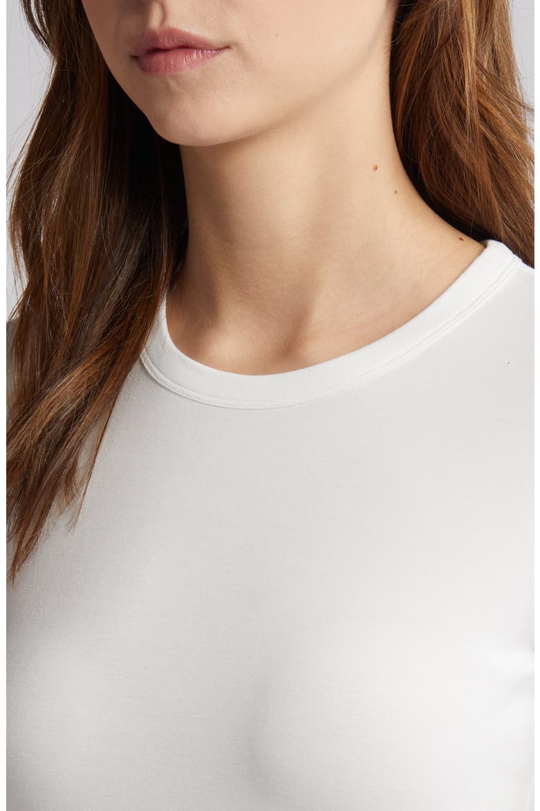 ICONS Luca Slim Fit Long Sleeve Top, Alternate, color, WHT