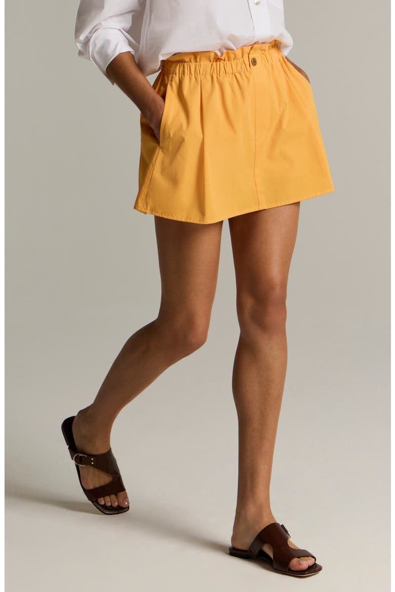 Mid Rise Pull-On Skort, Alternate, color, APRICOT