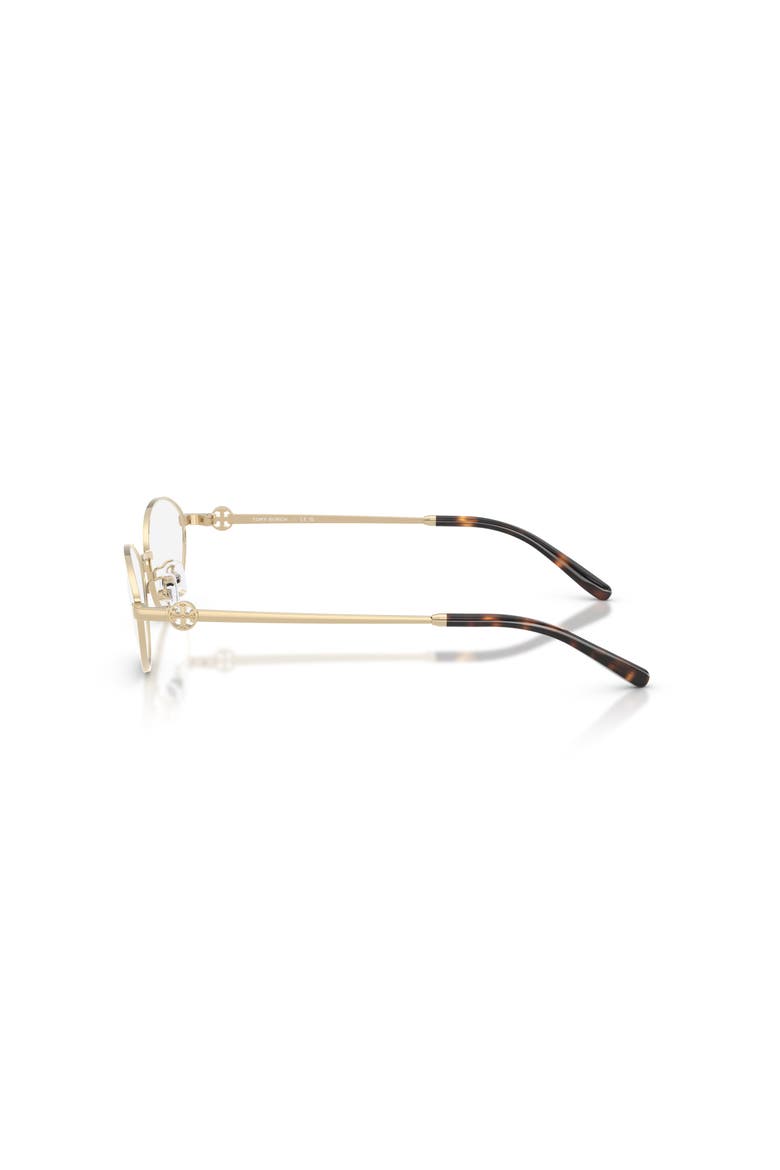 53mm Oval optical glasses, Alternate, color, Gold