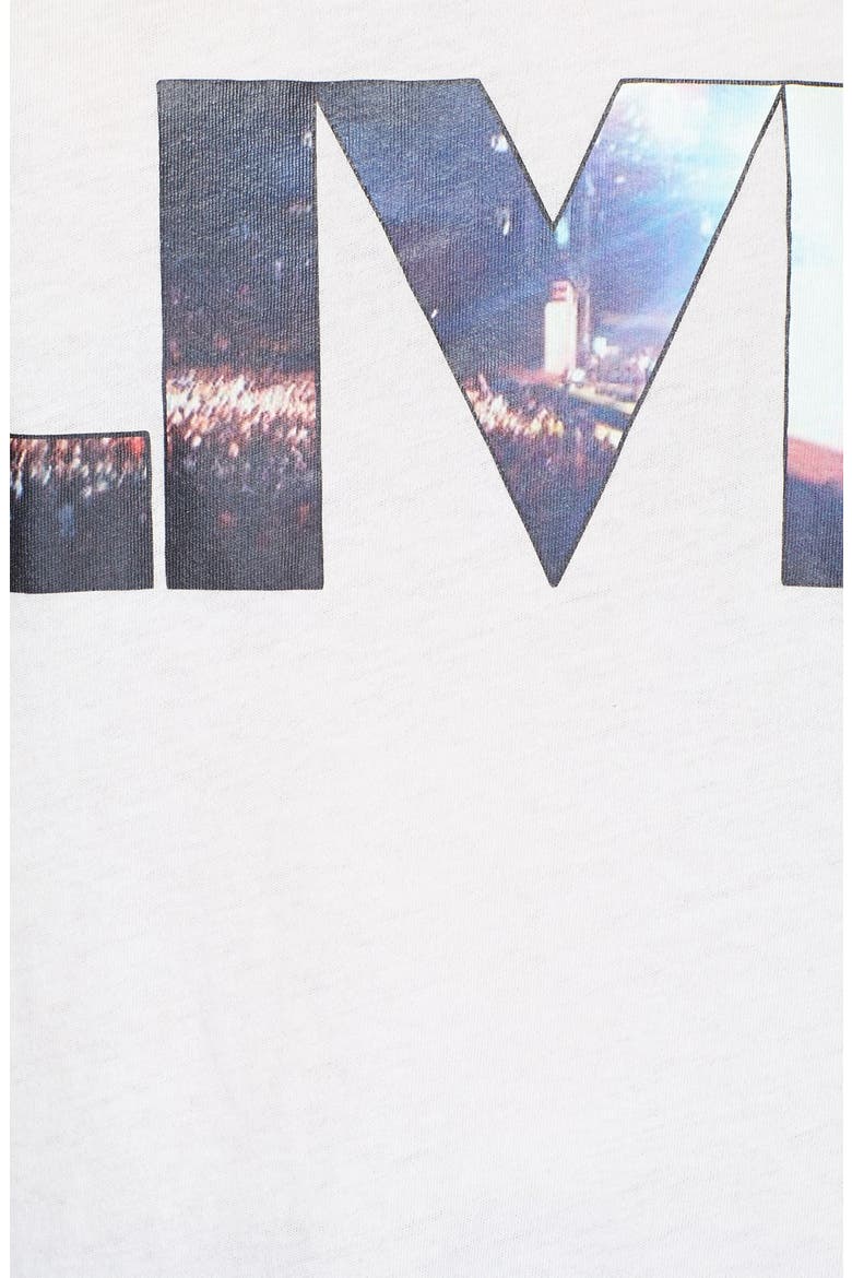 Distressed Print Tee, Alternate, color, FEATHER