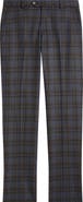 Berle Multicolor Plaid Wool Blend Dress Pants