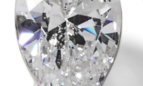 Nadri Everleigh Cubic Zirconia J Hoop Earrings In Metallic