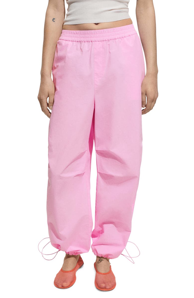 MANGO Cotton Parachute Pants, Main, color, 