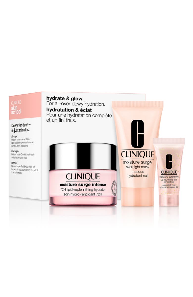 Clinique Hydrate & Glow Moisture Surge Set, Main, color,