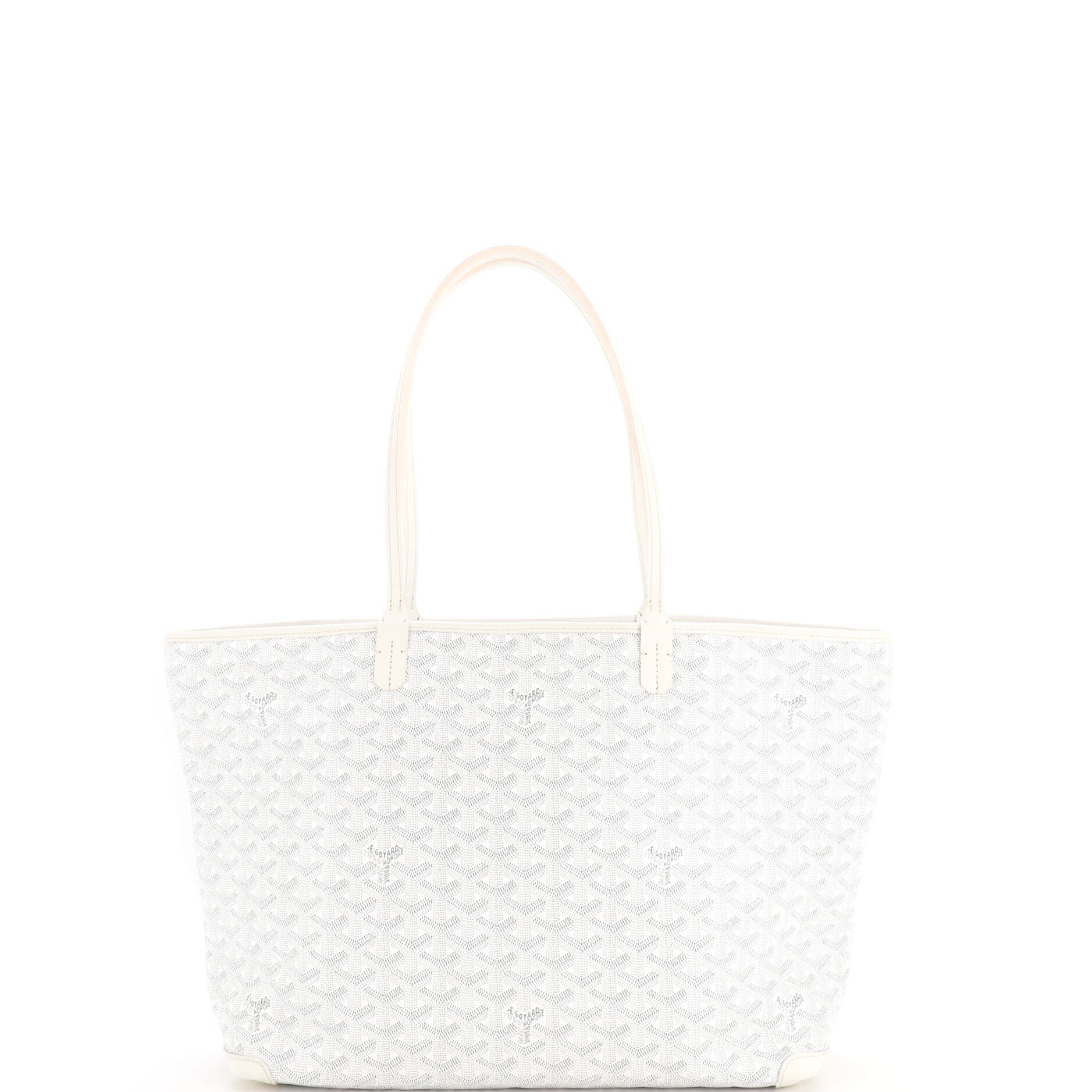 Artois Tote Coated Canvas MM, Alternate, color, White