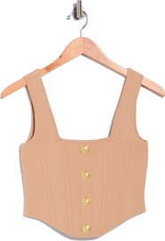 L'AGENCE Saga Square Neck Tank
