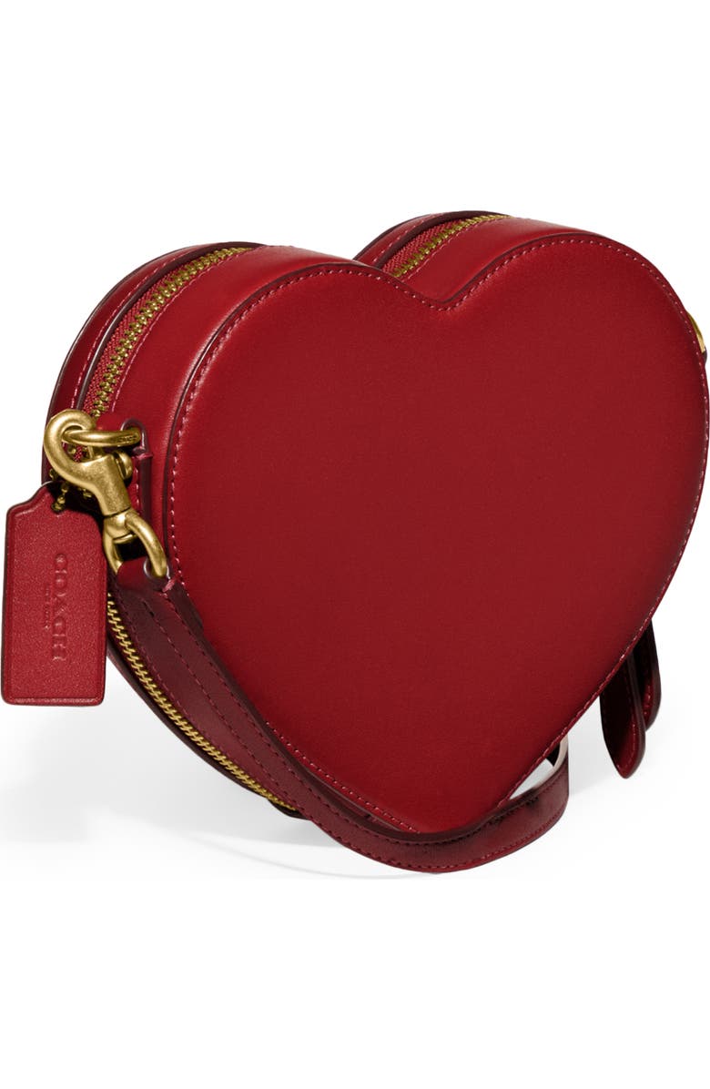COACH Glove Tanned Leather Heart Crossbody Bag, Alternate, color,