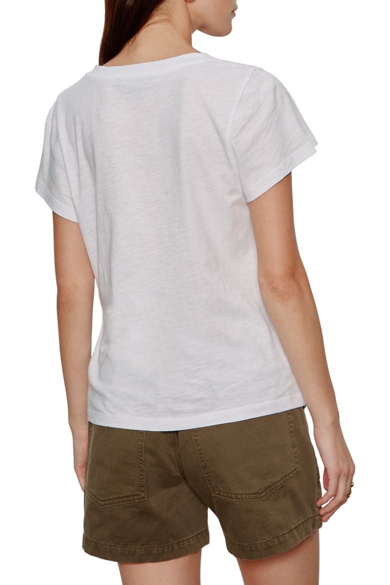 V-Neck T-Shirt, Alternate, color, WHITE