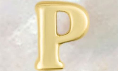 Adornia Mother-of-pearl Clover Initial Pendant Necklace In White-p