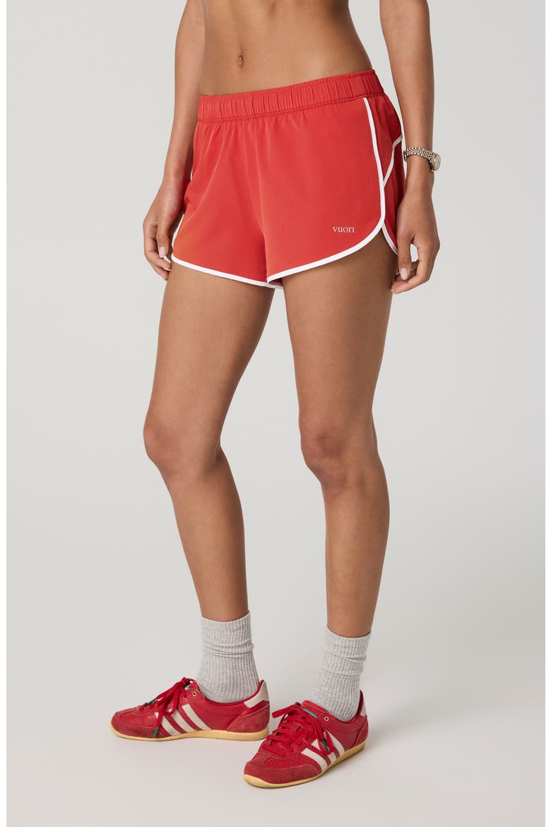 Clementine Retro Shorts, Alternate, color, CRIMSON
