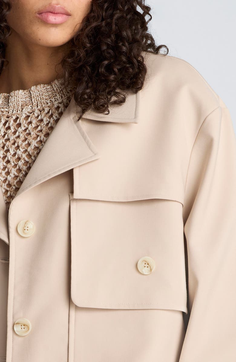 Kenneth Cole Twill Trench Jacket, Alternate, color, Timeless Taupe