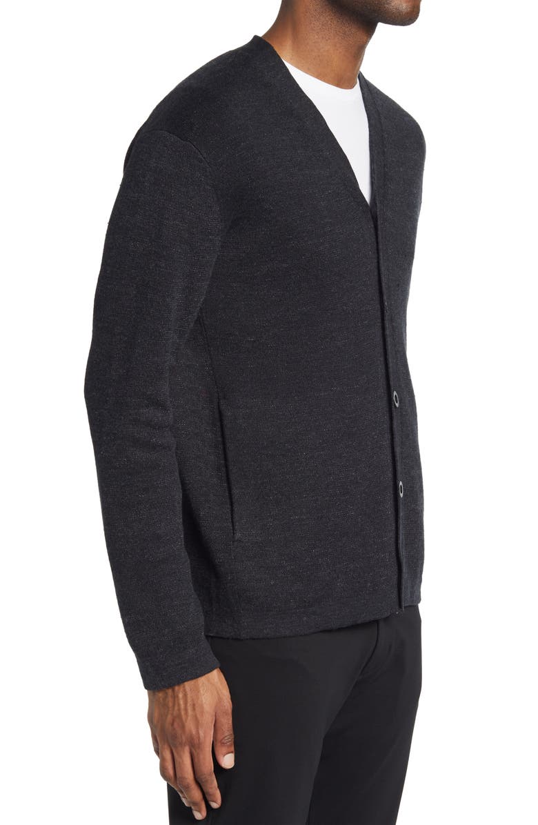 Theory Men's Canne Linen Blend Cardigan, Alternate, color, 