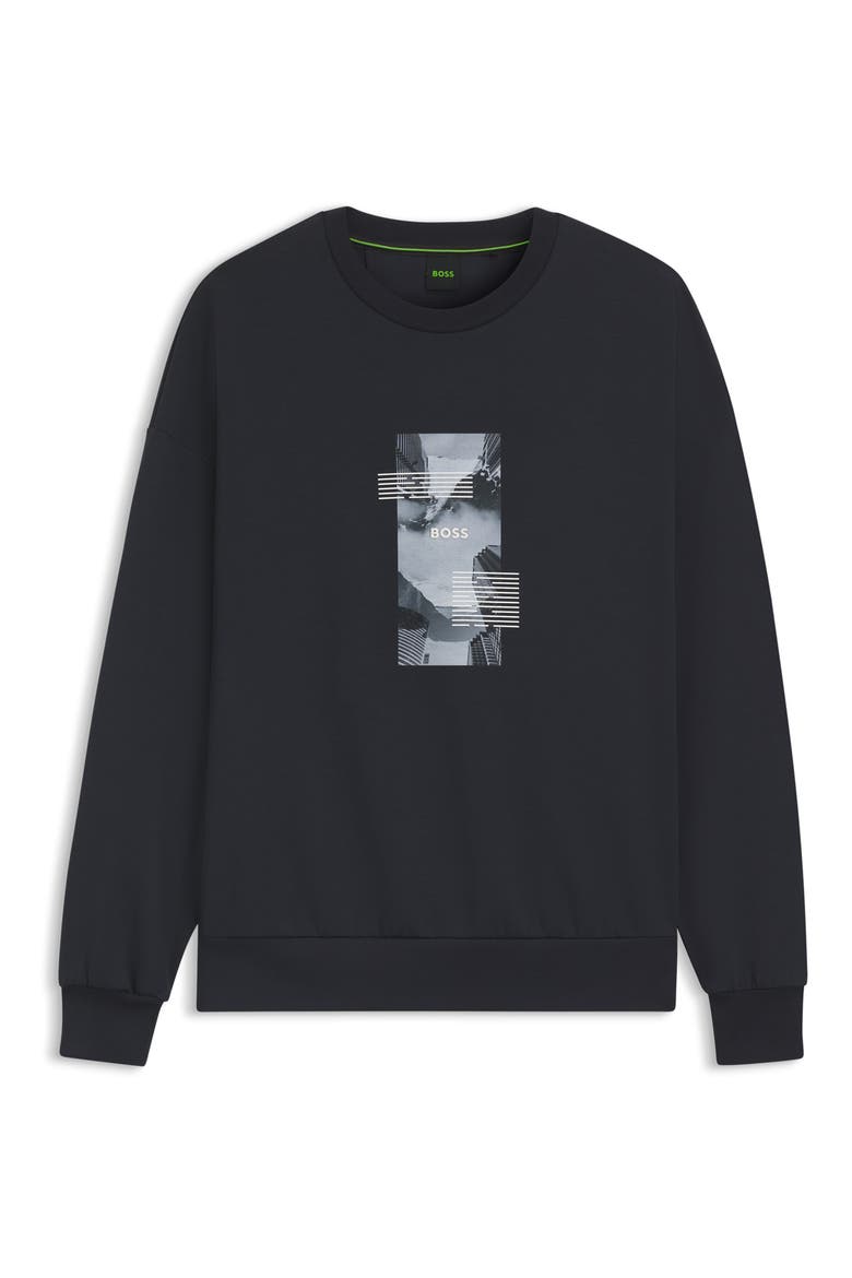 Stenson Zone Graphic Crewneck Sweatshirt, Alternate, color, DARK BLUE
