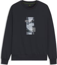 BOSS Stenson Zone Graphic Crewneck Sweatshirt