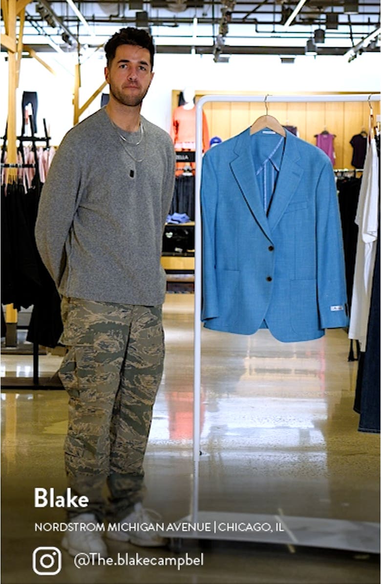 Tailored Fit Wool, Silk & Linen Sport Coat, sales video thumbnail