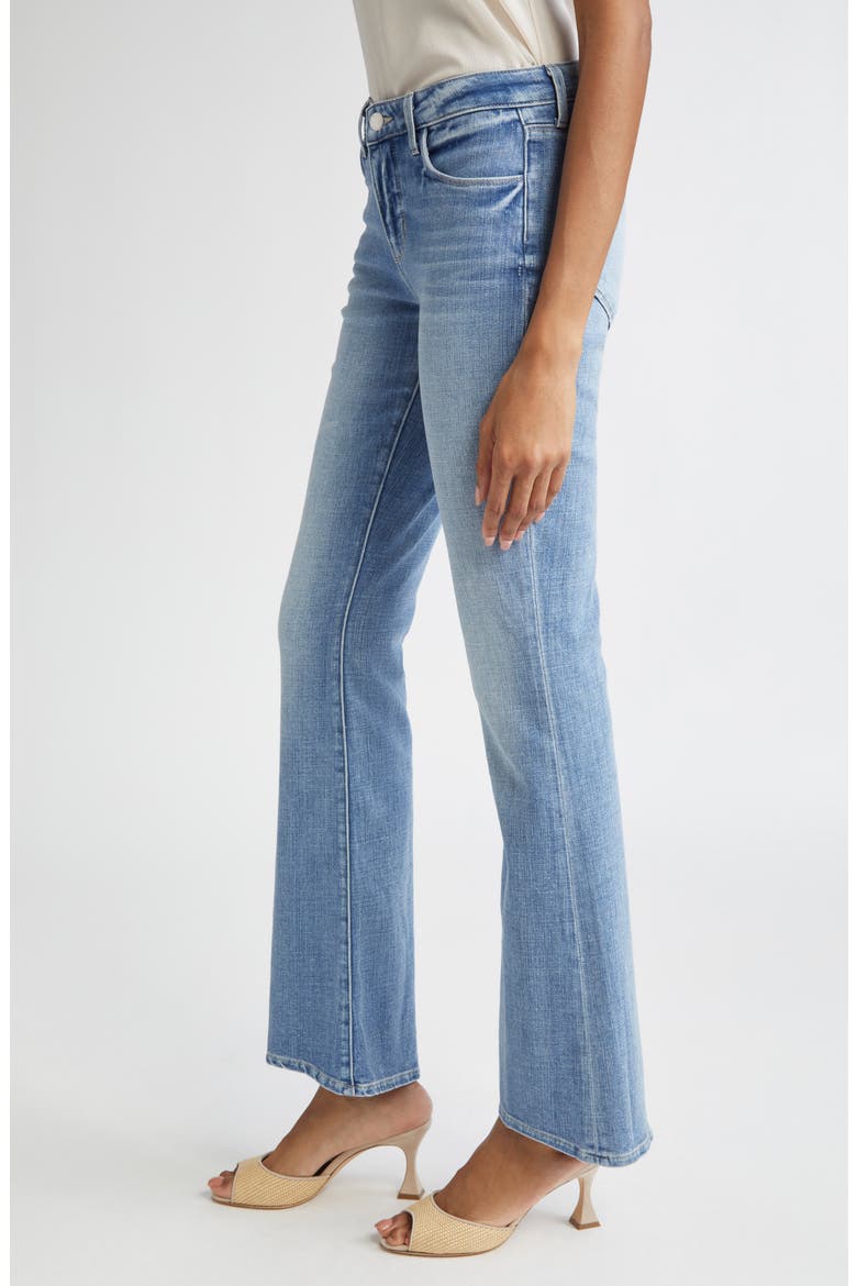 Cara Low Rise Bootcut Jeans, Alternate, color, IBARRA