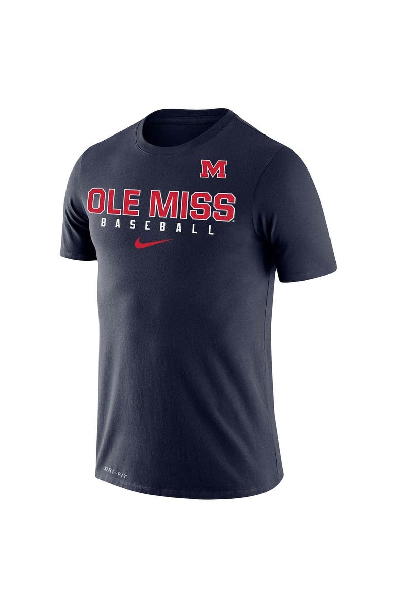 Nike Men's Nike Navy Ole Miss Rebels Baseball Legend Performance T-Shirt, Alternate, color, 