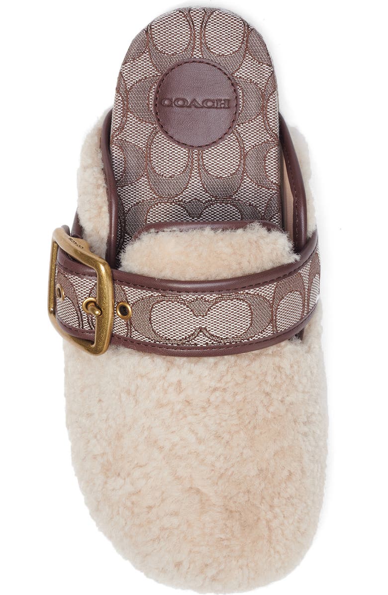 COACH Genuine Shearling Clog, Alternate, color,