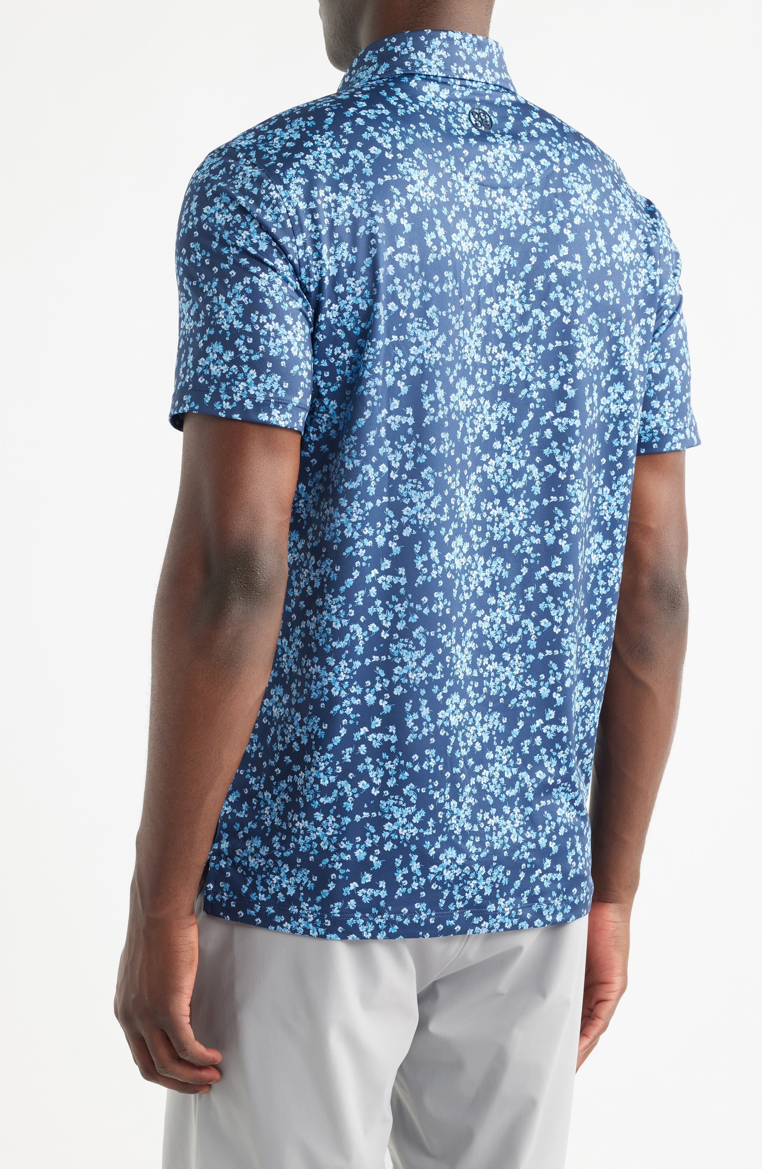 Ditsy Floral Tech Jersey Golf Polo - image 4