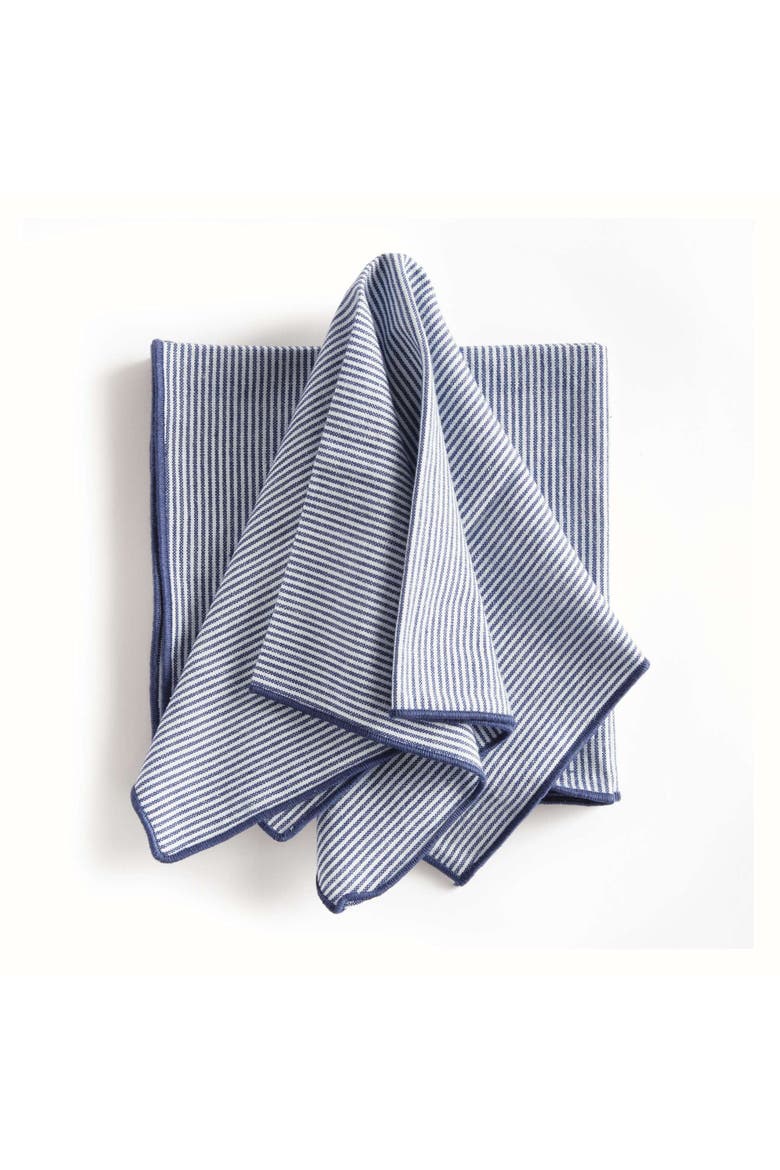 Barclay Butera Vista Dinner Napkins, Set Of 4, Main, color, Blue