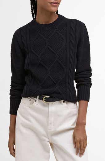 Burne Cable Wool Blend Sweater