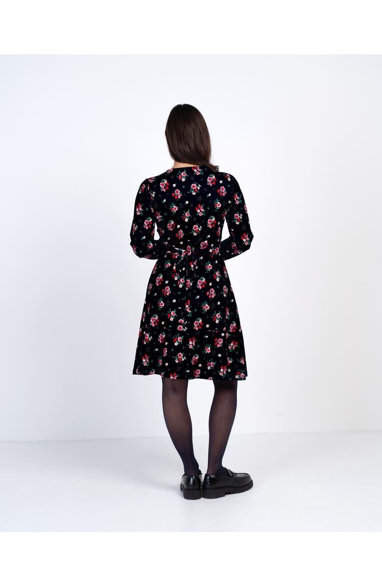 Kettlewell Printed Jersey Dress, Alternate, color, Winter Floral