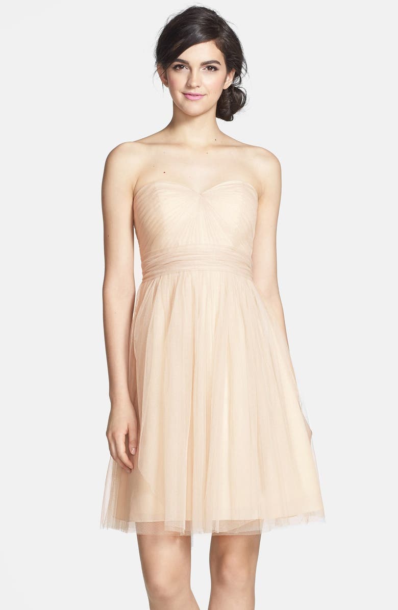Jenny Yoo Wren Convertible Tulle Fit & Flare Dress, Main, color, 