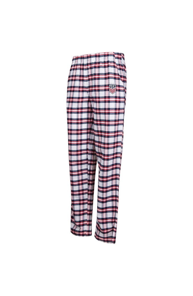 CONCEPTS SPORT Women's Concepts Sport Navy USWNT Sienna Flannel Pants, Alternate, color, Navy