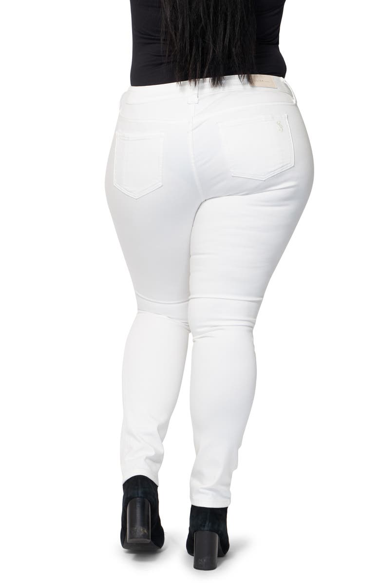 SLINK Jeans Ripped Skinny Jeans, Alternate, color, 