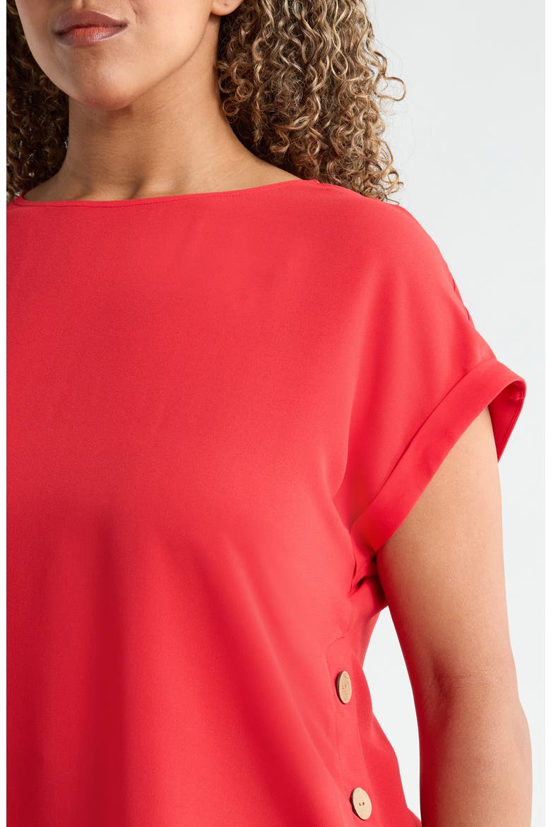 Side Button Detail Top, Alternate, color, ROUGE