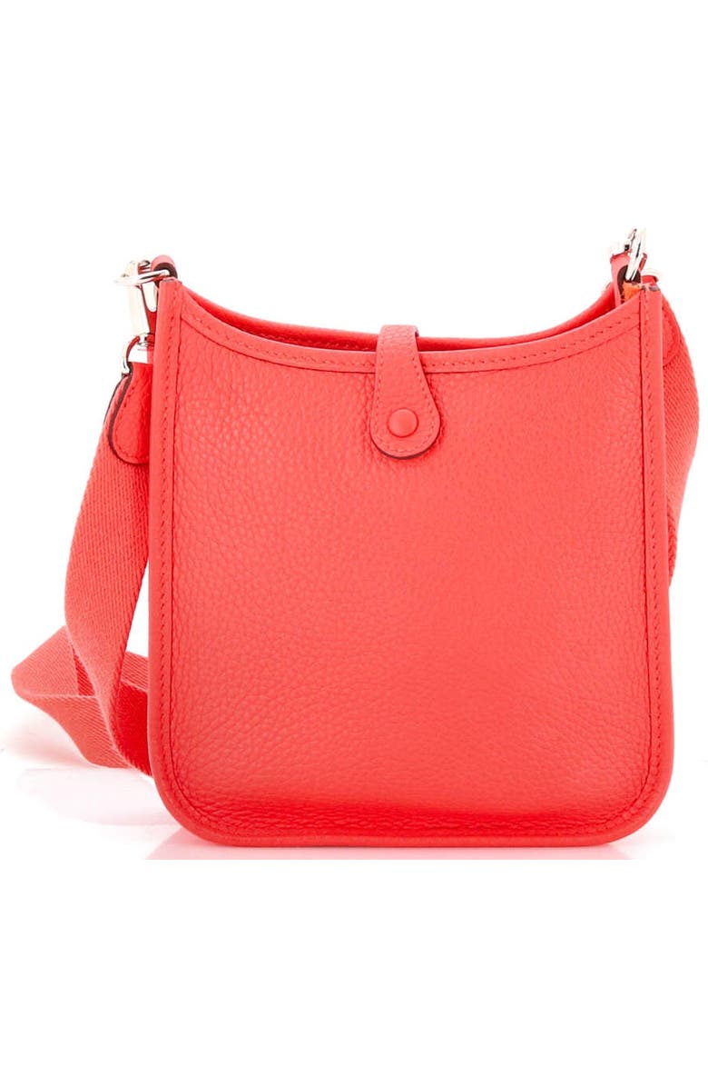 Pre-Owned Hermes Evelyne Bag Gen III Clemence TPM, Alternate, color, Rouge Pivoine
