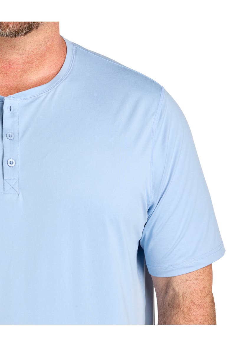 Big & Tall Performance Henley T-Shirt, Alternate, color, KENTUCKY BLUE