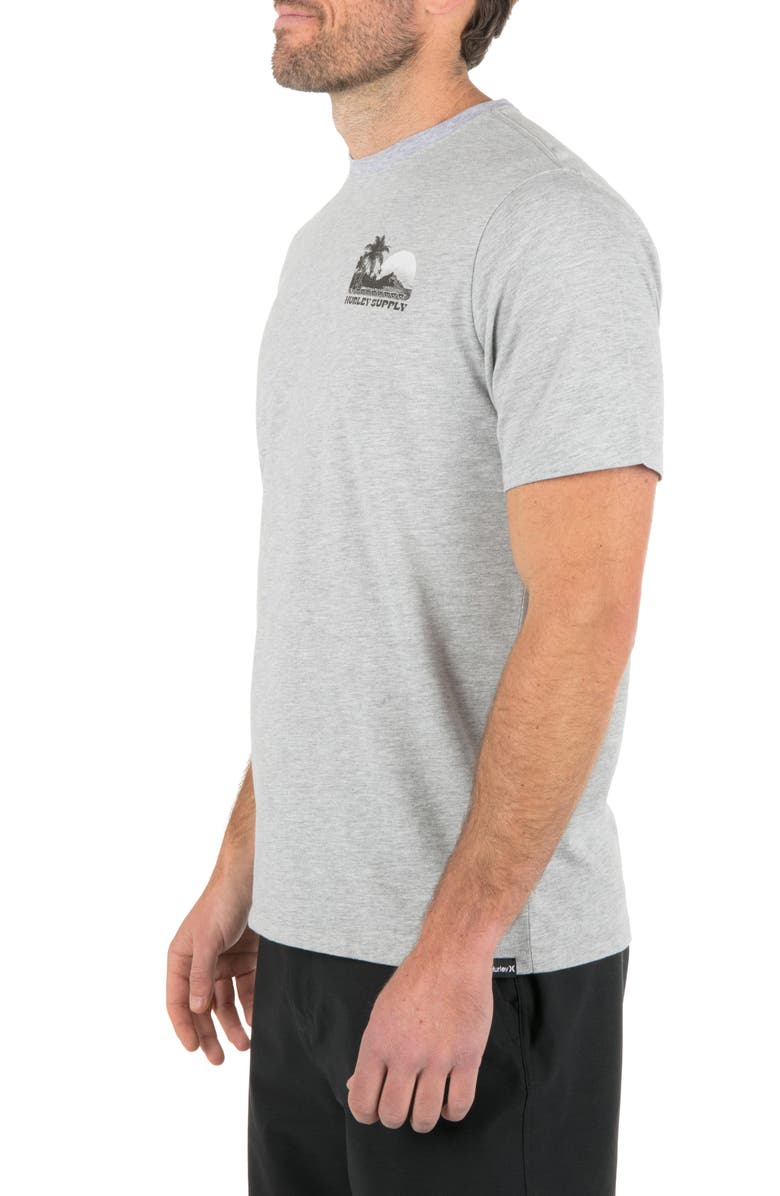 Hurley Island Scape Cotton Graphic T-Shirt, Alternate, color,