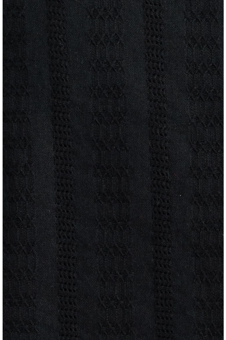Didcot Tonal Dobby Stripe Camp Shirt, Alternate, color, BLACK