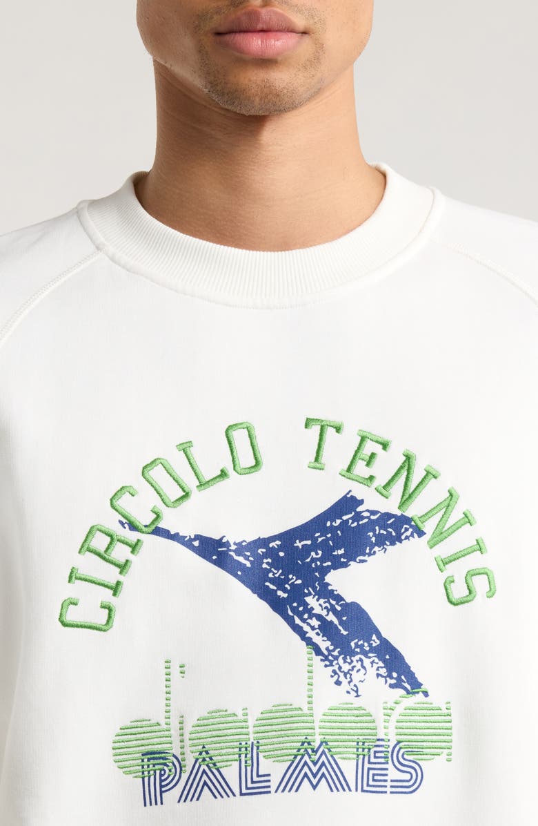 Diadora Legacy Graphic Sweatshirt, Alternate, color, Snow White