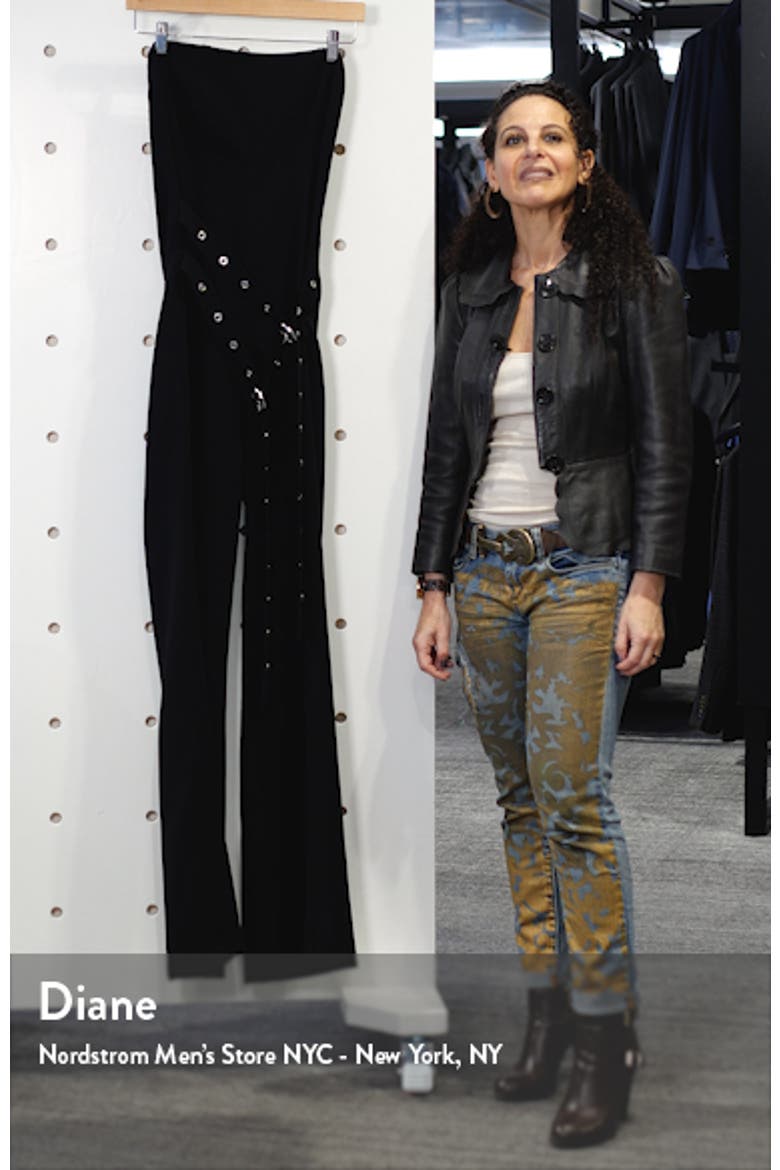 Jessi Double Belt Strapless Jumpsuit video