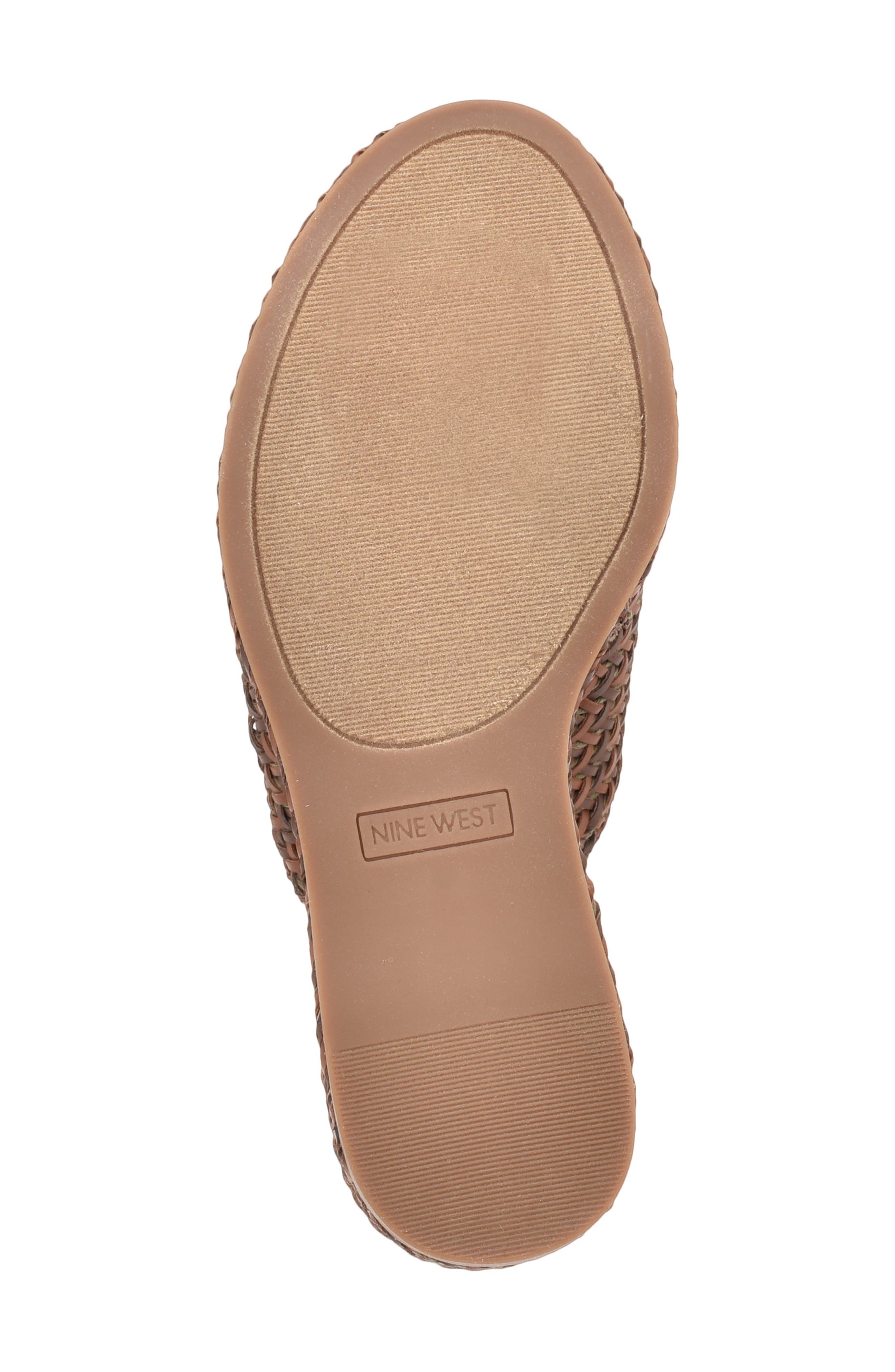 Nine West Everie Platform Wedge Sandal, Alternate, color, Dbr01