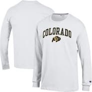 Champion Men's Champion White Colorado Buffaloes Arch Over Logo Long Sleeve T-Shirt