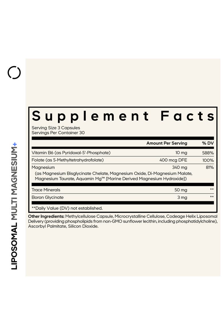 Liposomal Multi Magnesium+, Alternate, color, White