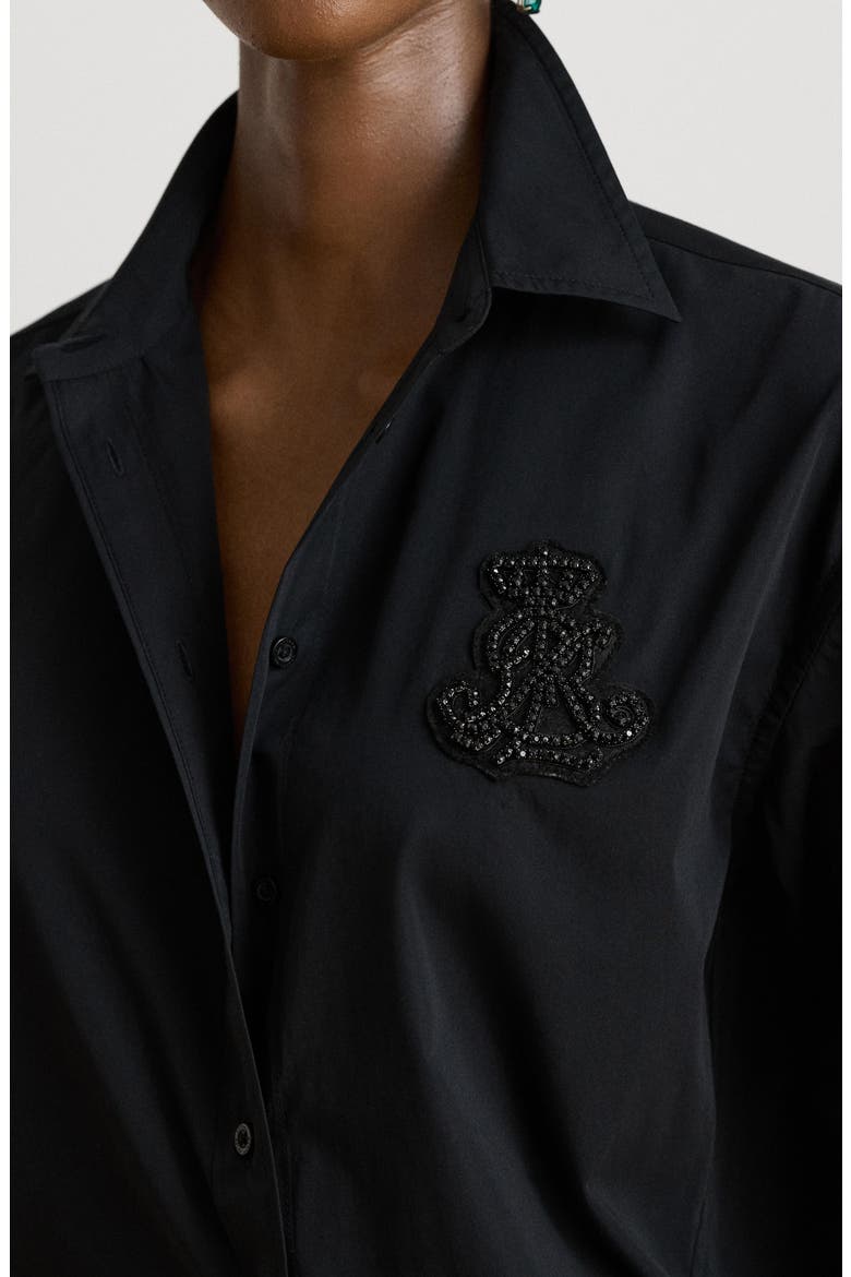 Kotta Cotton Shirt, Alternate, color, BLACK