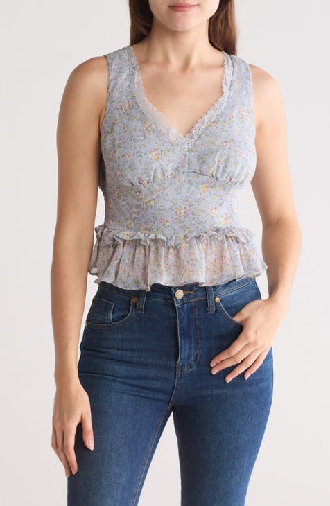 Lace Inset Top