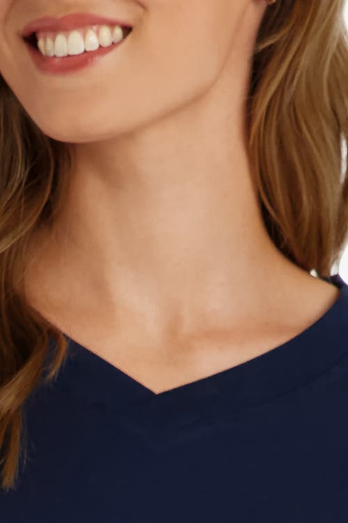 Helen Jon V-neck Pullover In Navy