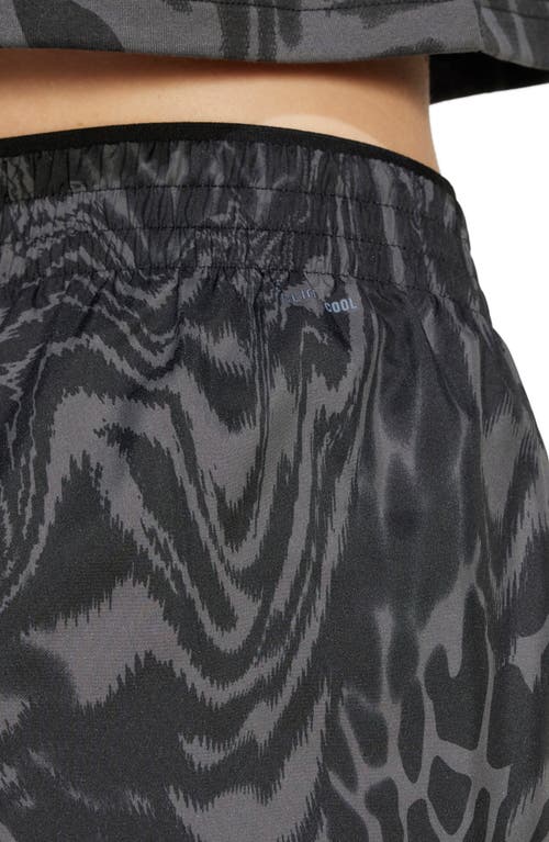 Adidas Originals Adidas 3-stripes High Waist Climacool Shorts In Black