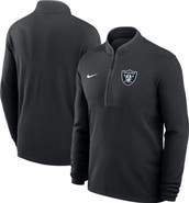 Nike Men's Nike Black Las Vegas Raiders Lightweight Victory Dri-FIT Half-Zip Pullover
