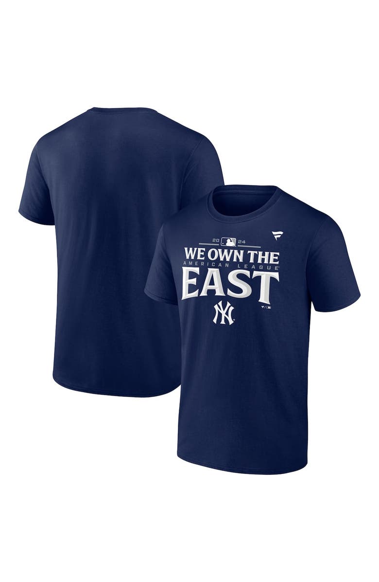 FANATICS Men's Fanatics Navy New York Yankees 2024 AL East Division Champions Locker Room T-Shirt, Alternate, color, 
