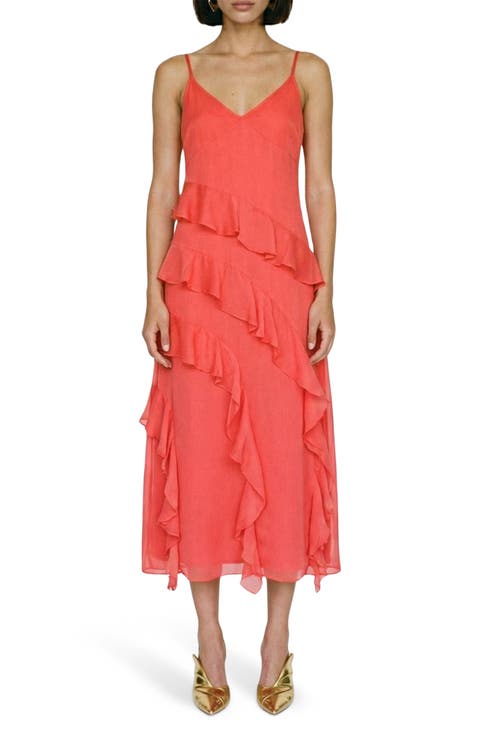 Smilla Ruffle Midi Dress