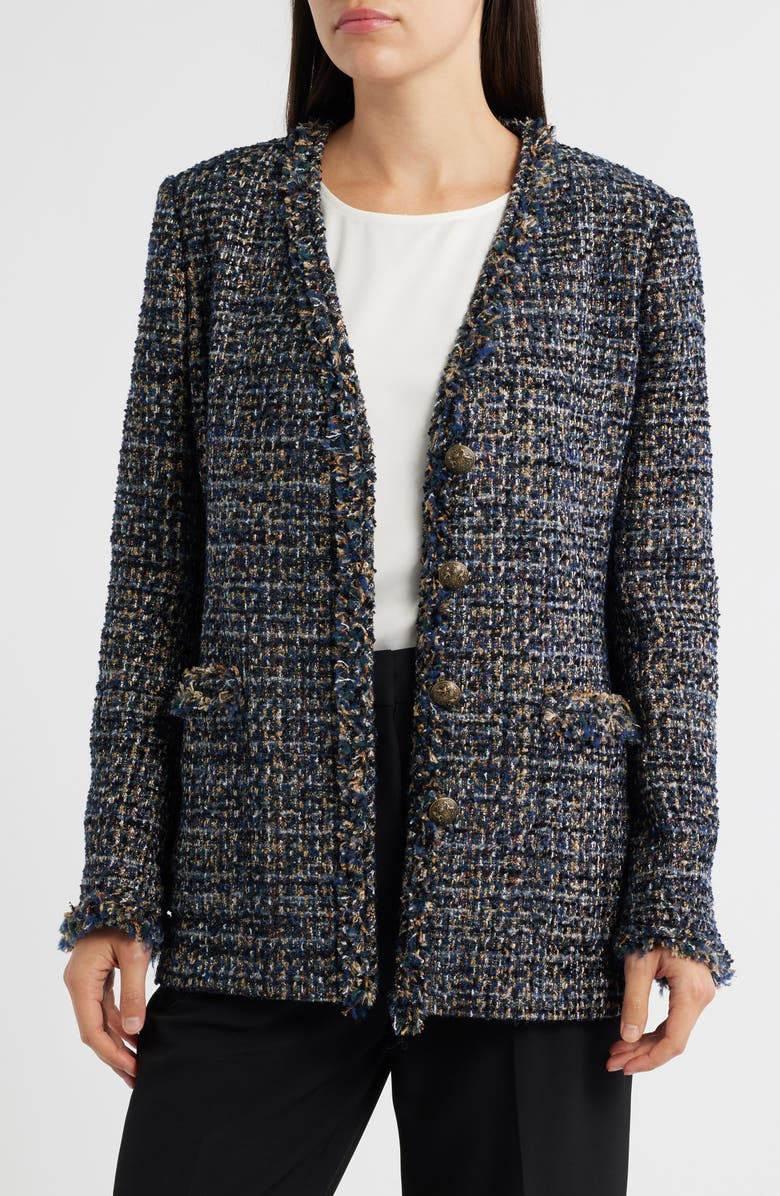 KOBI HALPERIN Kaden Tweed Jacket, Main, color,