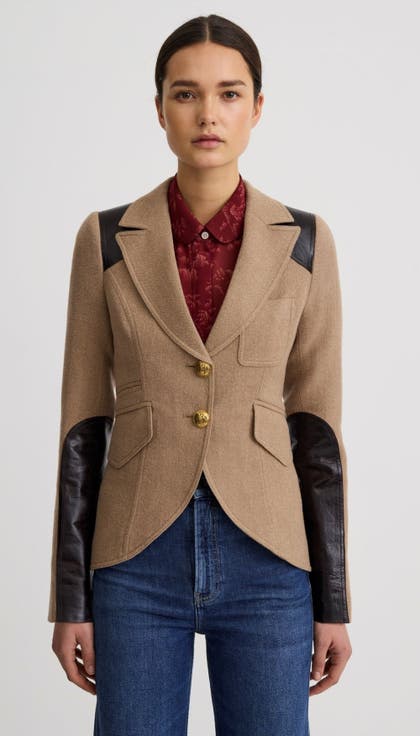 Saddle-patch Equestrian Blazer