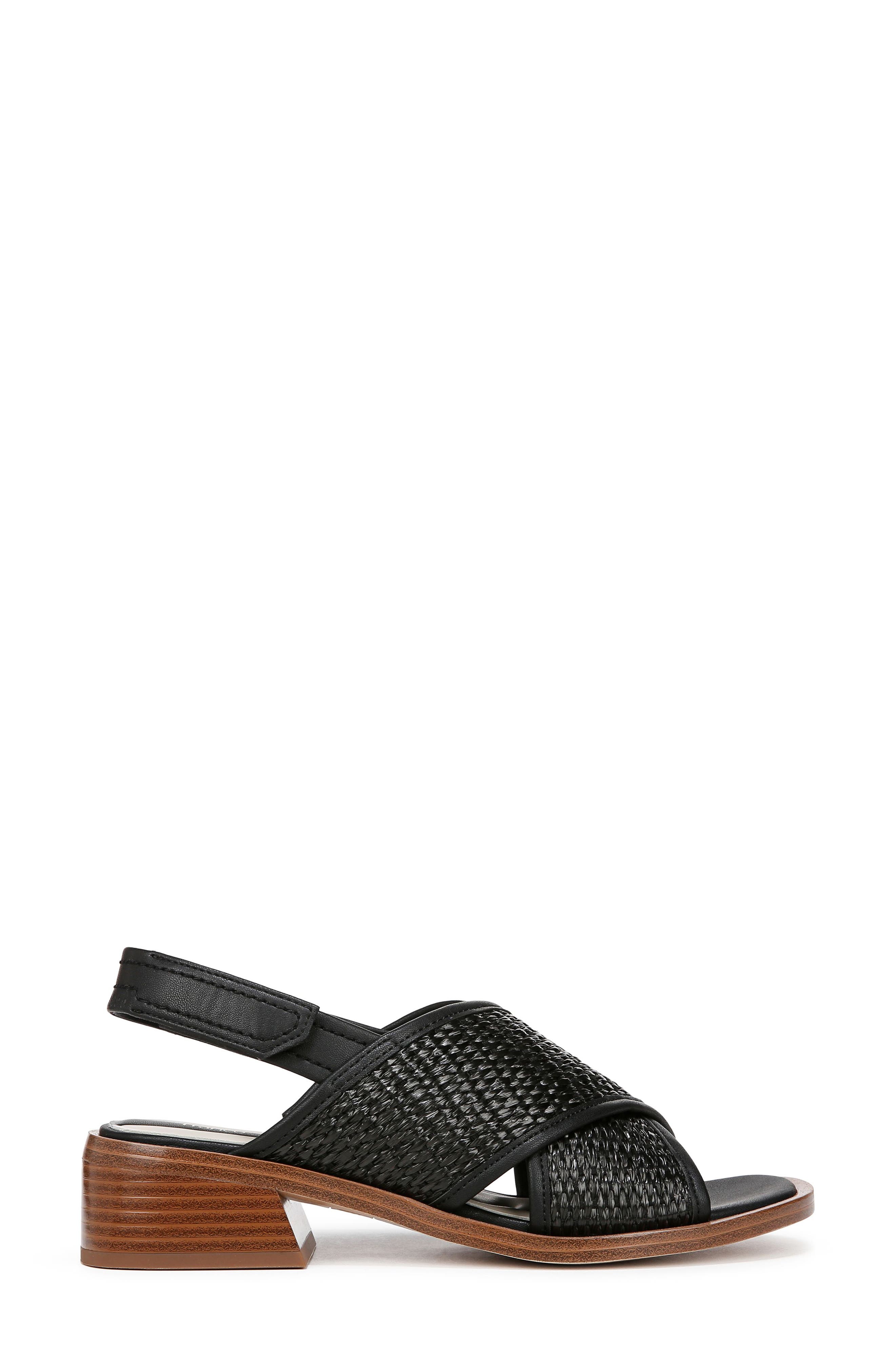 Franco Sarto Silvie Slingback Sandal, Alternate, color, Black